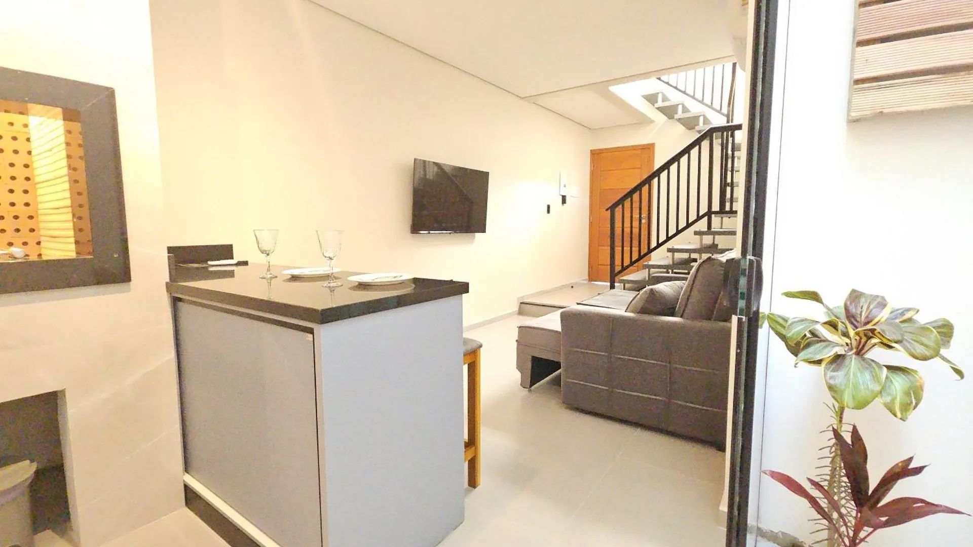 Loft Com Hidro Casal, Ar Cond/Lareira, Churrasqueira Gourmet Penha  0*, Penha (Santa Catarina) Brezilya